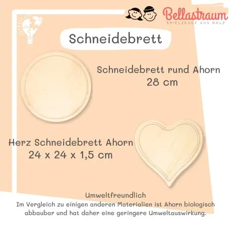 Personalisierte Frühstücksbrett Herz für Kinder und Babys – Einzigartige Geschenkideen mit Liebe zum Detail! Schloss Aquarell rosa